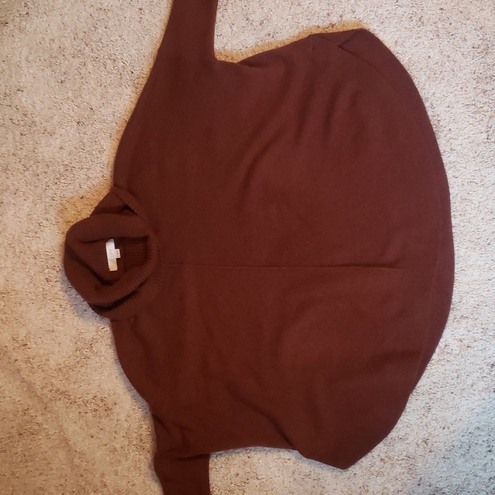 Size S, LOFT, cowl neck, cape sweater